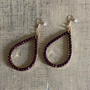 NEW: Stunning beaded teardrop statement earrings.